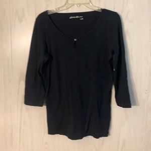 Eddie Bauer 3/4 sleeve t shirt Tall M